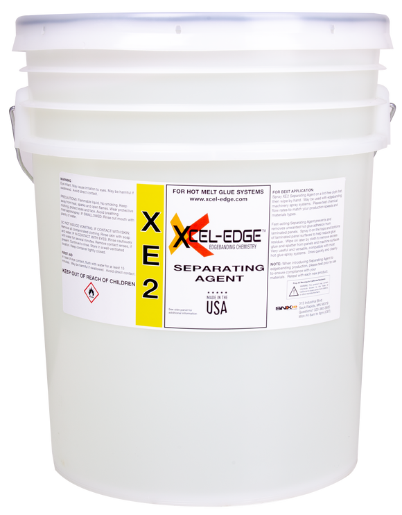 5 Gallon Pail (18.9L) - Xcel-Edge XE2 Separating Agent Edgebanding Chemical