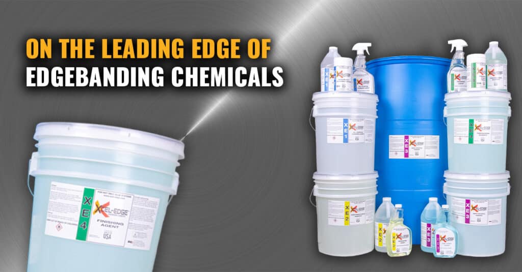 Chemical-resistant coating chemicals for industrial edge bonding processes.