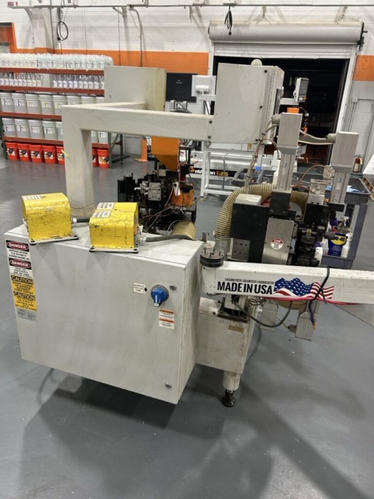 High-speed industrial manufacturing machine with USA-made components.