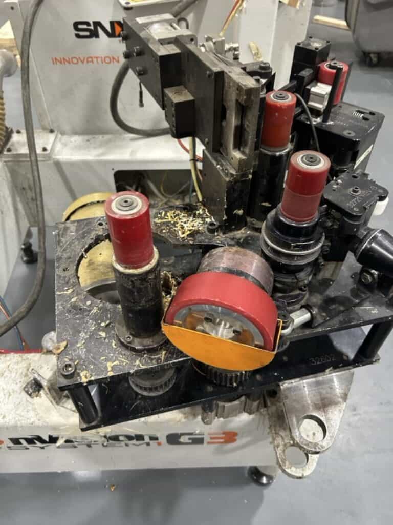 High-precision industrial machine used in manufacturing at SNX Technologies for advanced automation solutions.