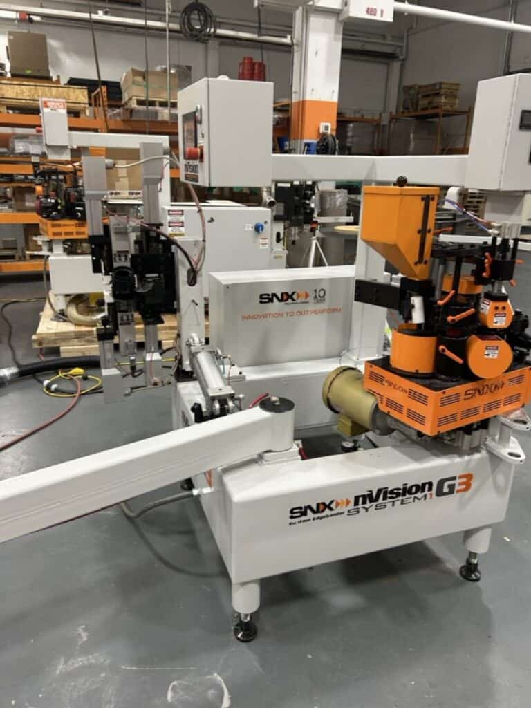 Advanced industrial automation robotic system for manufacturing processes.