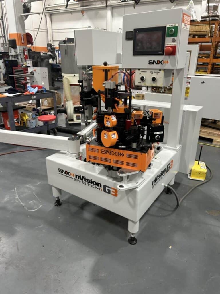 High-precision industrial automation machine for manufacturing and assembly processes.