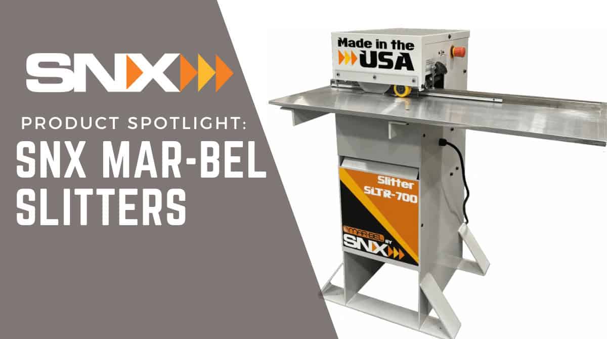 Revolutionary SNX Mar‑Bel Slitter SLTR‑700 Laminate Cutter